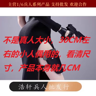 现货1/6兵人 P226模型含快拔套绑腿枪套间谍特工武器左右款-封面