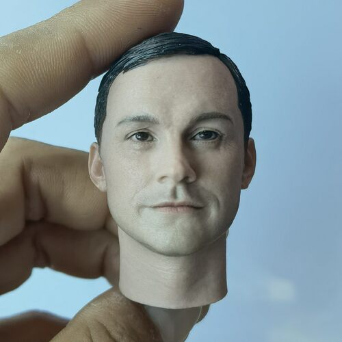现货1/6兵人头雕模型D80147 冒牌上尉 男兵人头雕