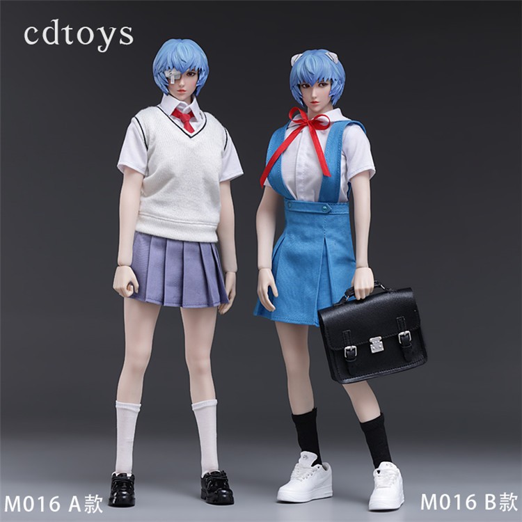 现货1/6兵人衣服模型cdtoys M016新世纪福音COS高中女学生校服