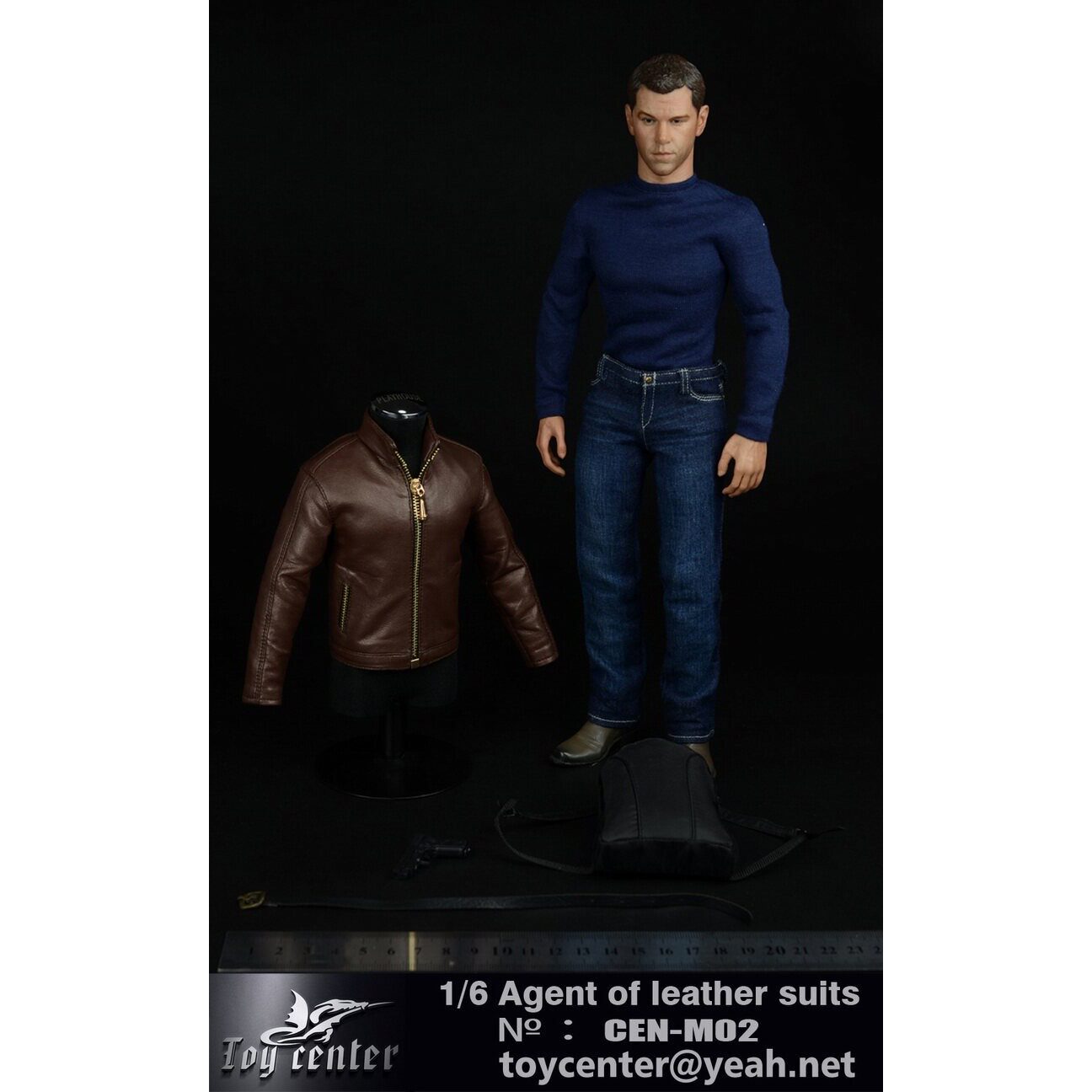 现货1/6兵人特工皮衣套装素体