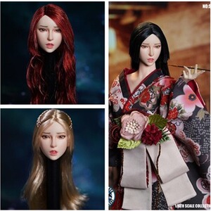 表情头雕亚州美女头雕1：6