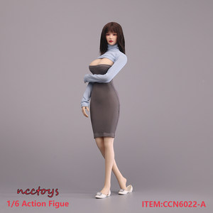 现货1/6兵人 妹妹的多功能长裙 女兵人服饰 CCN6022适合包胶素体