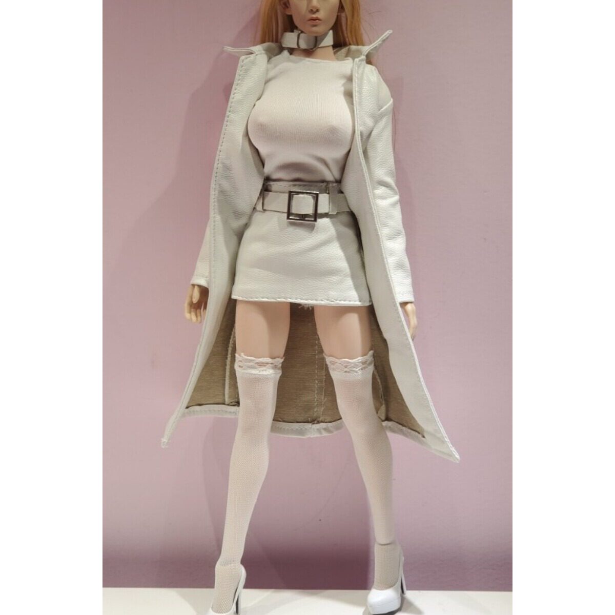 1/6女兵人皮衣皮裤套装CC981/6