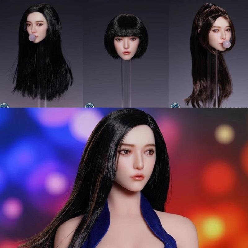 SUPERDUCK1/6女兵人头雕现货