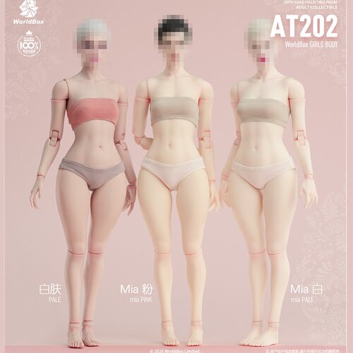 AT201关节可动女素体1/6亚州身形