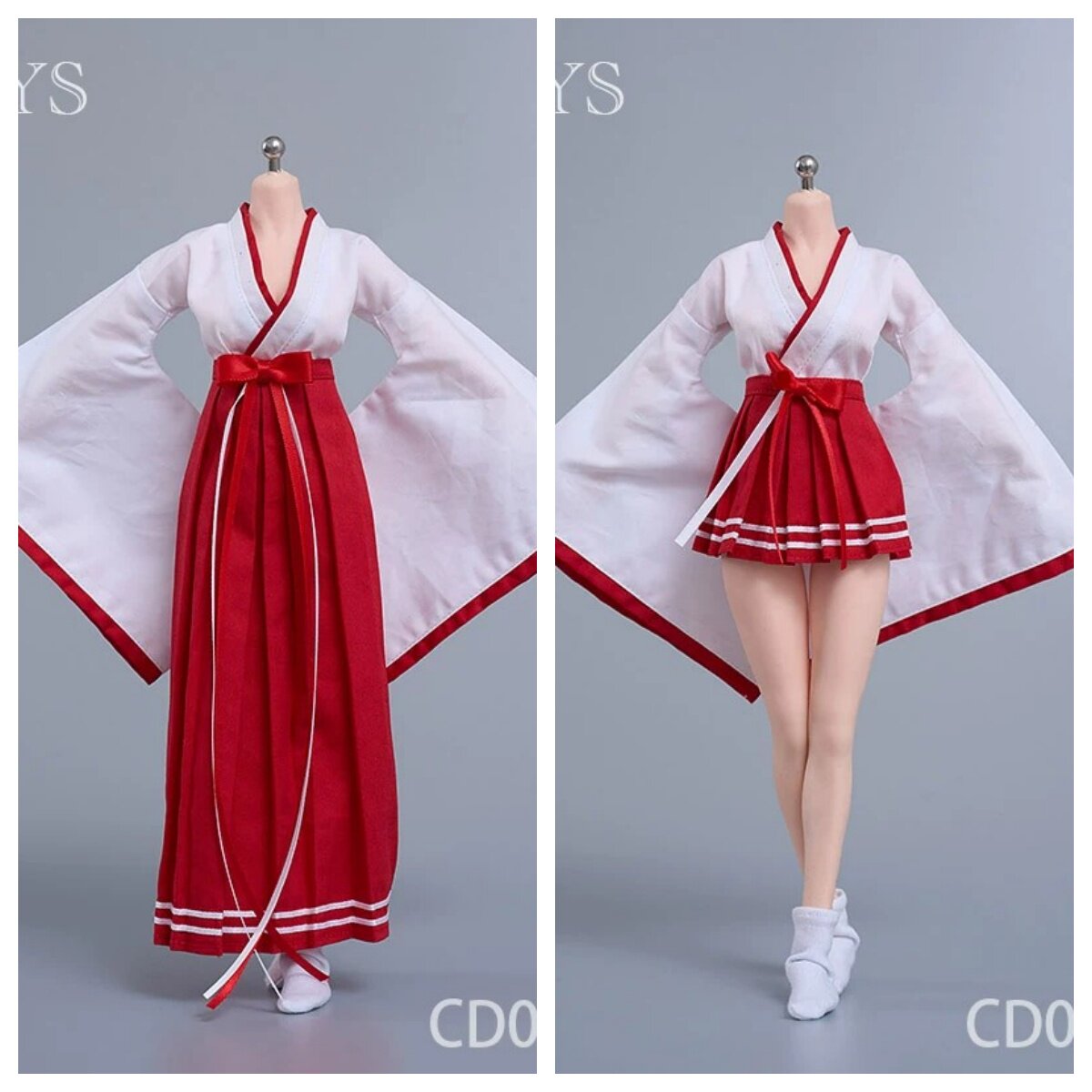 1/6女兵人巫女服和服套装