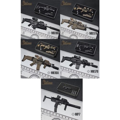 1/6比例MK16MK17MP7武器