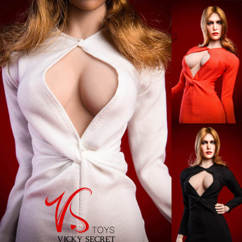 VSTOYS1/6女兵人头雕晚礼服