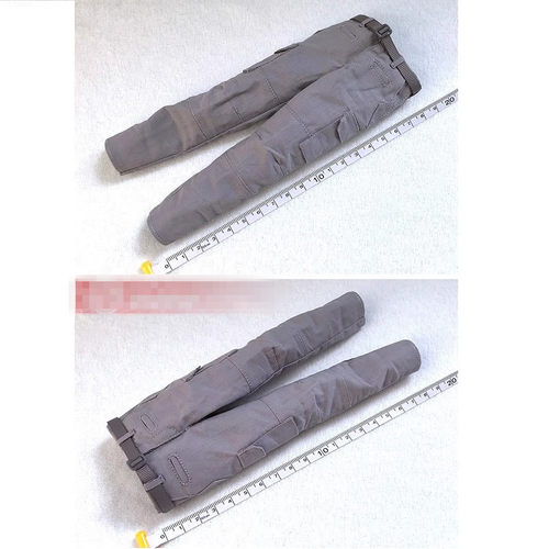 1/6男兵人裤子12寸人偶灰色工装裤战术裤含腰带全境封锁