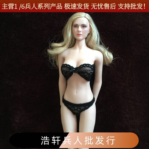 phicen黑色内裤女兵人现货