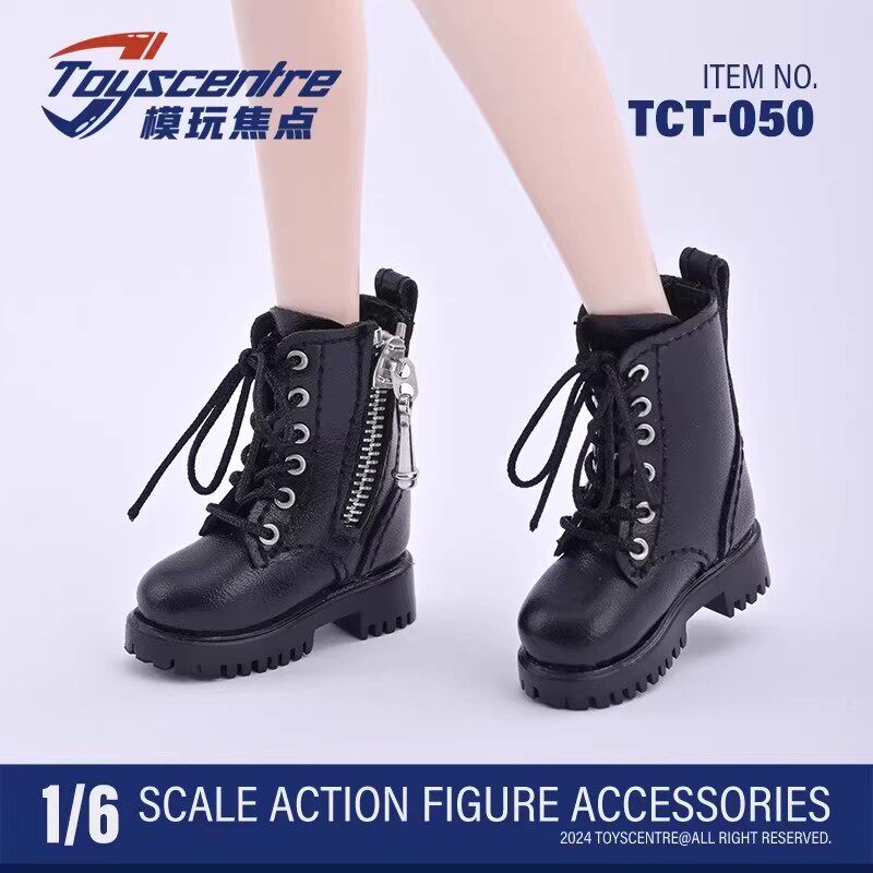 TCT-050 1/6 女款空心鞋子马丁 靴子 军靴 娃鞋 手工鞋