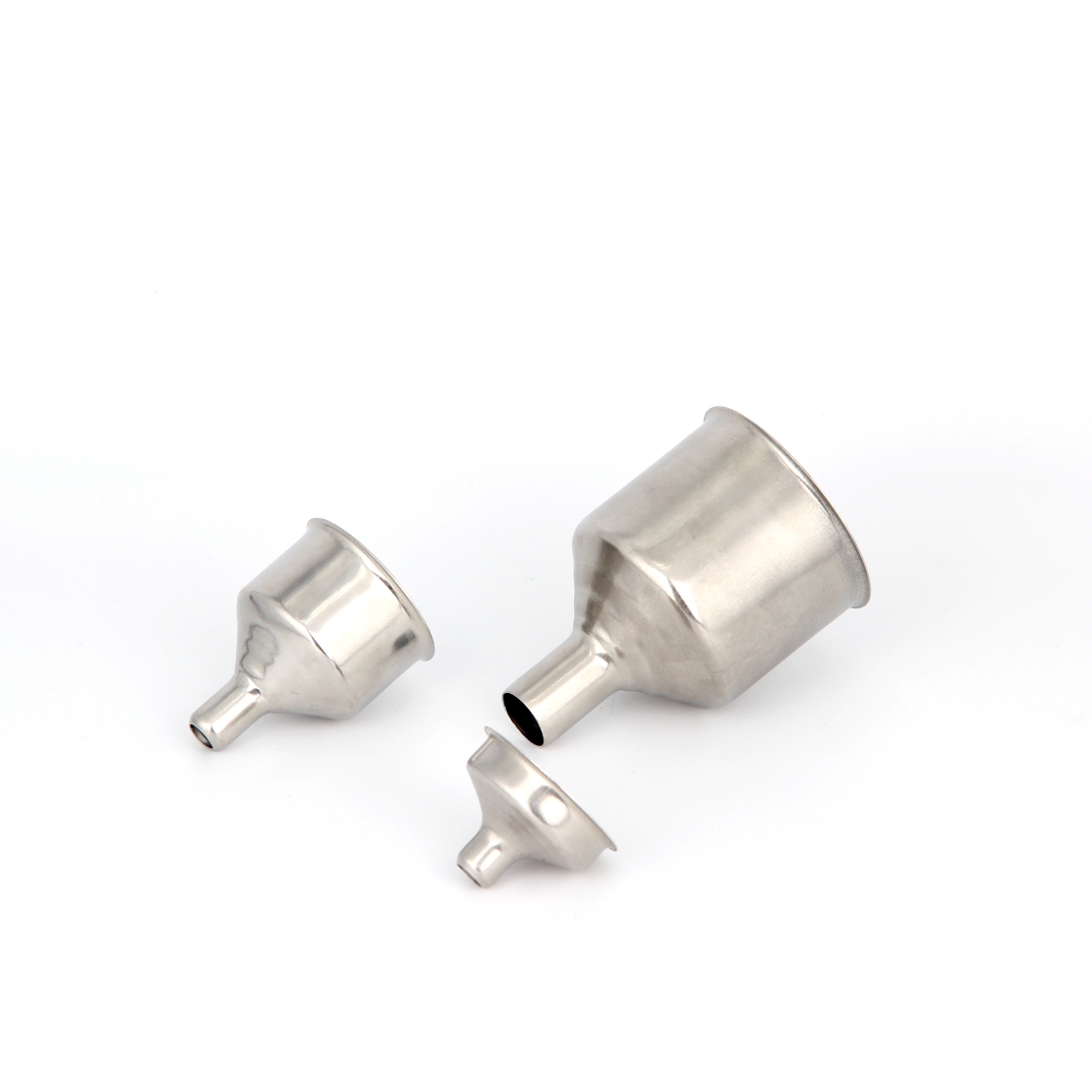 唯真百货小号不锈钢金属漏斗酒壶