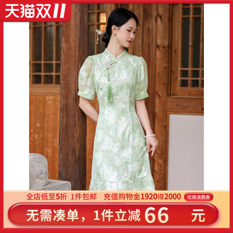 高腰显瘦连衣裙夏季新款未风