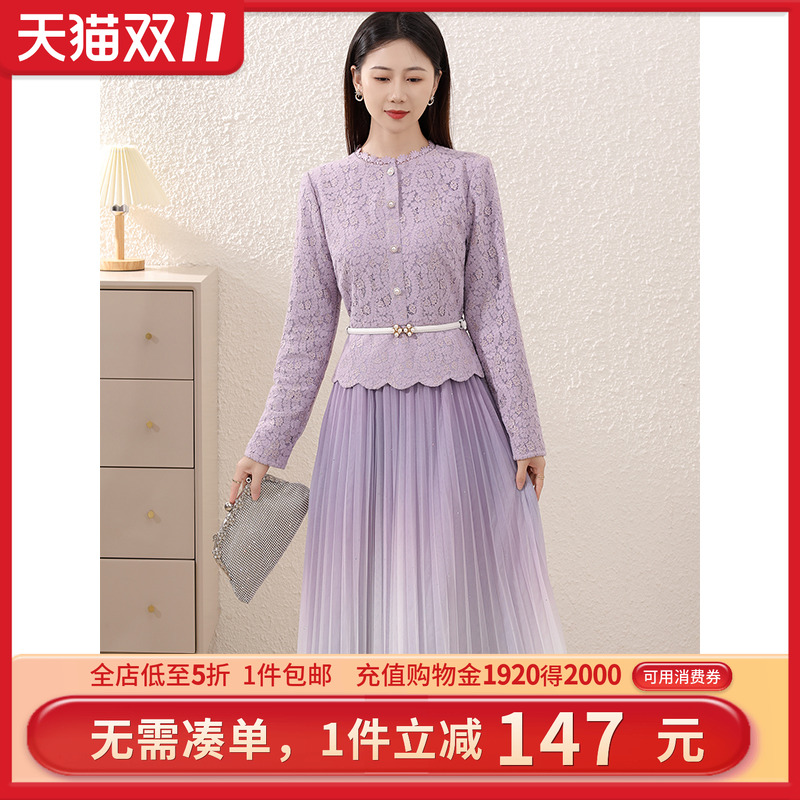 高腰显瘦连衣裙收腰显瘦
