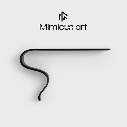 意式极简艺术玄关桌上墙玄关台