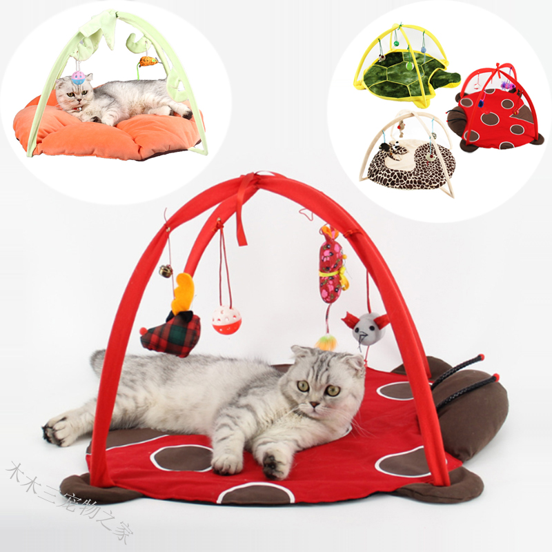 猫咪小型犬游戏帐篷猫狗窝四季用