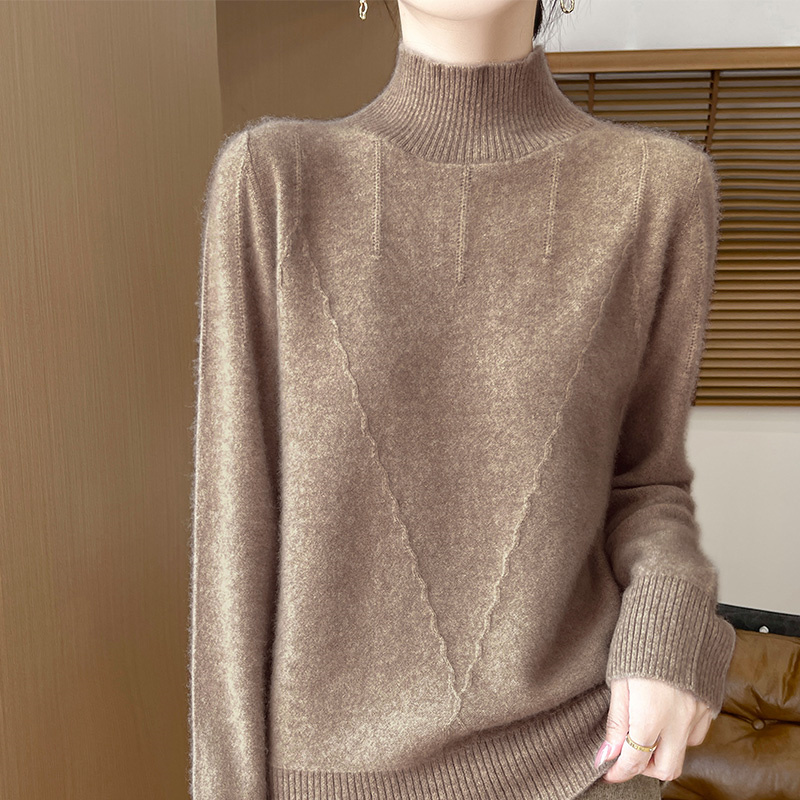 大朗上衣独特桐乡流行风格毛衣正品冬季不起球女欧洲站大佬新款圭