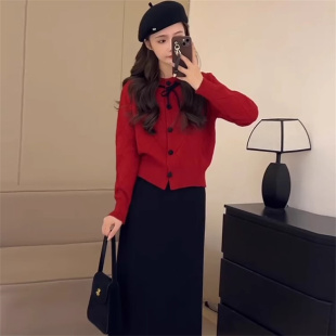 女新款 深秋毛衣大佬外套不起球初冬上衣 欧洲站大朗独特小个子正品