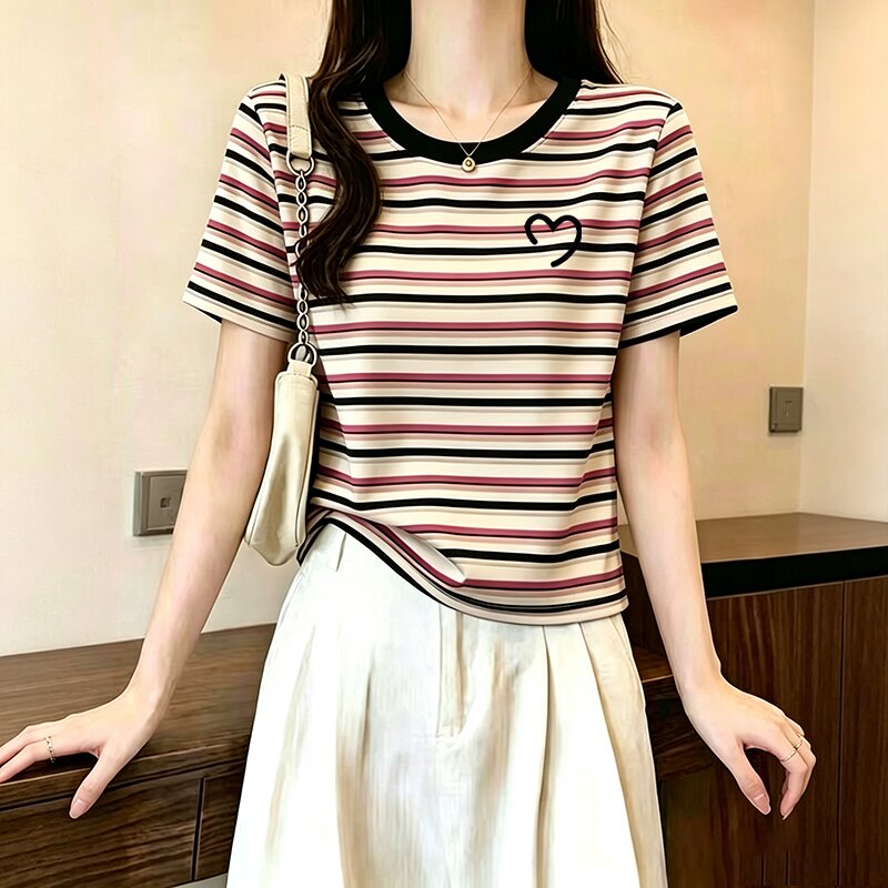 广东广州十三行女装东莞虎门白马高端江苏上衣深圳南油短袖女T恤图片