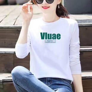 山东青岛即墨卫衣秋天纯棉打底衫女款广州产地丅恤女长袖十三行爆