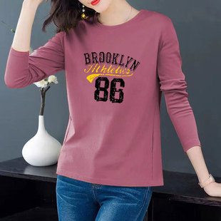 广东广州守秀十三行长袖t恤女2024春秋季新款韩版杭州四季青女装