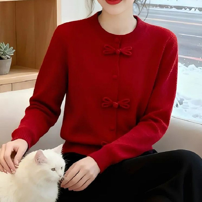 东莞大朗短款毛衣开衫春秋外套不起球正品2026新款深圳南油针织衫