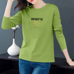 青岛即墨纯棉卫衣广州广东十三行女装寸衫女长袖t恤打底薄款大码