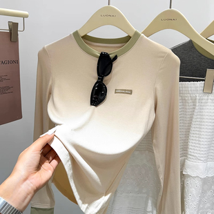 广州十三行韩货冬装双面德绒打底衫女韩国东大门女装秋冬高货内搭