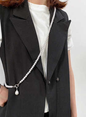 冷淡风小众设计ins斜挎装饰链