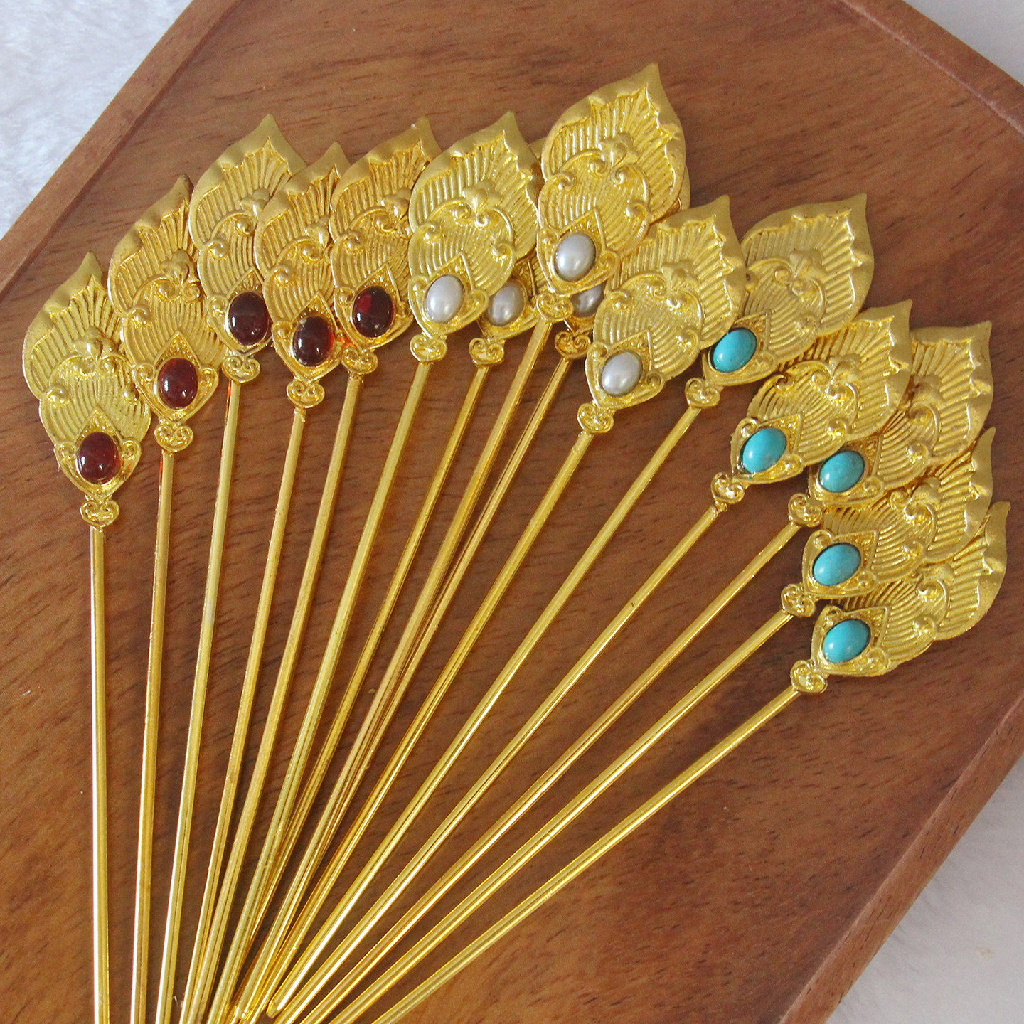 古风懿羽发簪汉服配饰簪子敦煌飞天凤羽簪古装写真道具神女圣女簪