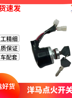 洋马OIV17 18 20 30 35点火开关 电门锁钥匙启动开关194215-52110