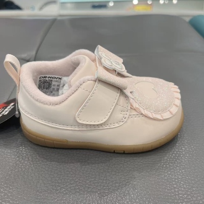 江博士加绒女童学步鞋皮面防水轻便防滑2025秋冬专柜正品一段4041