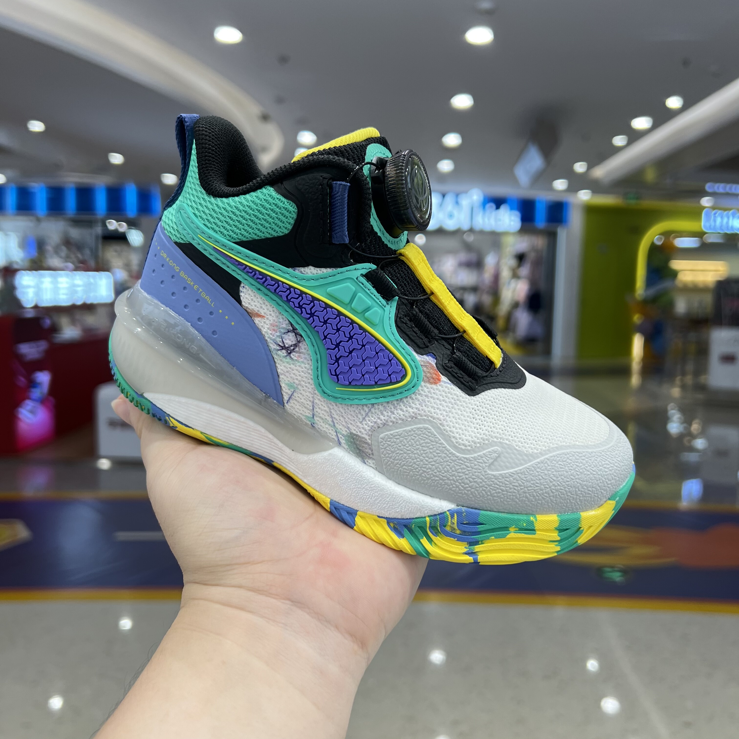 专柜正品Dr.Kong江博士2025男童二段机能鞋超轻篮球鞋1B16A3052