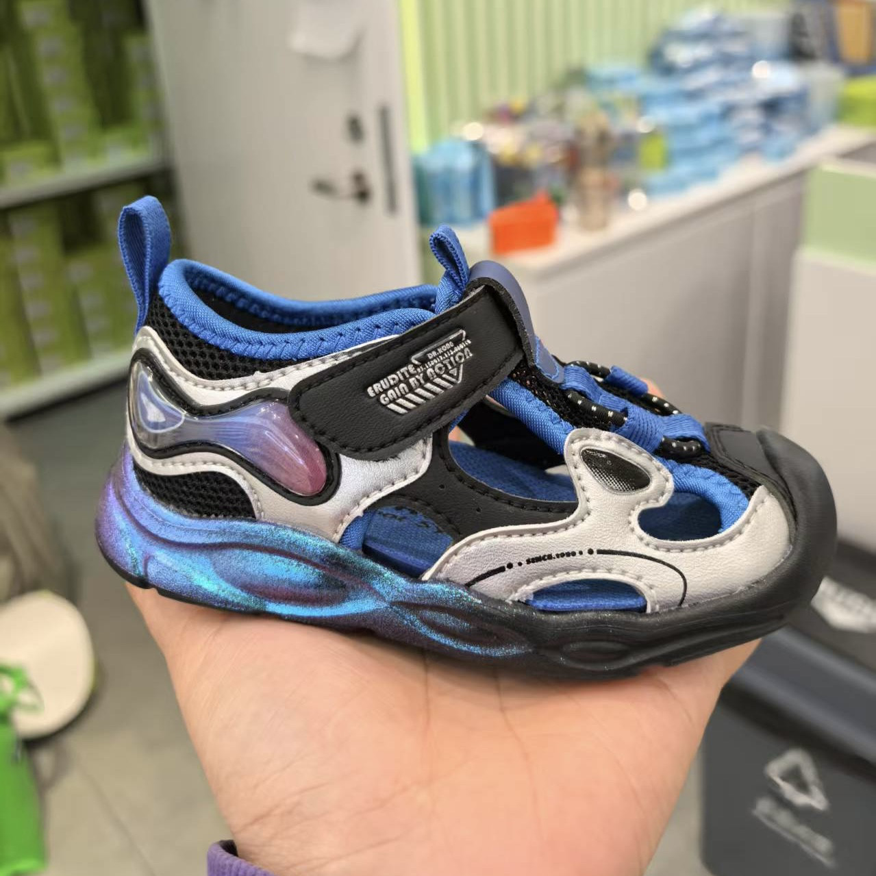 专柜正品Dr.Kong江博士2025夏款男童二段沙滩包头凉鞋S14A2005AMO