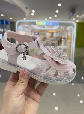 专柜正品江博士2026夏季女童包头凉鞋轻便全接触凉鞋1S10B2109AW0