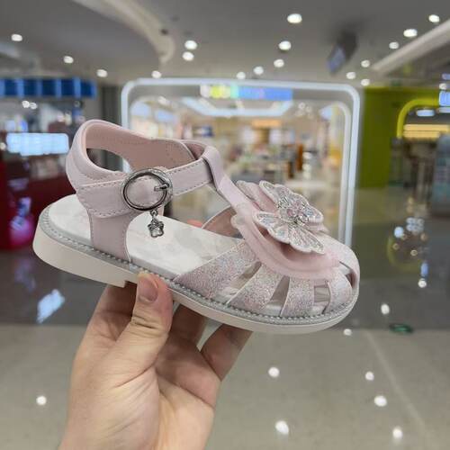 专柜正品江博士2026夏季女童包头凉鞋轻便全接触凉鞋1S10B2109AW0