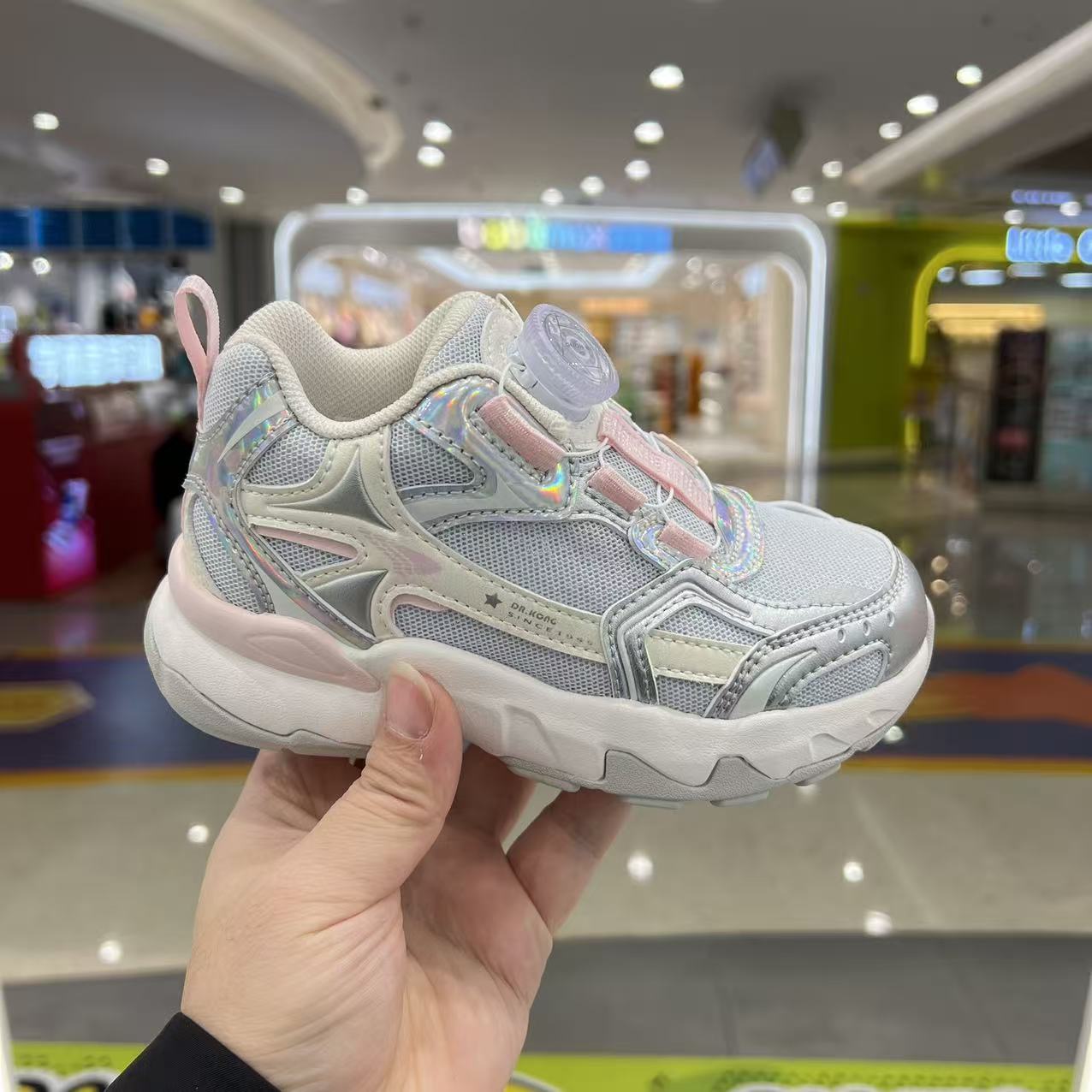 专柜正品江博士2025春季女童二阶段机能鞋休闲运动鞋1B16A4019EWO