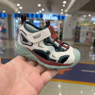 专柜正品Dr.Kong江博士2025夏男宝包头凉鞋二阶段学步鞋B1402018