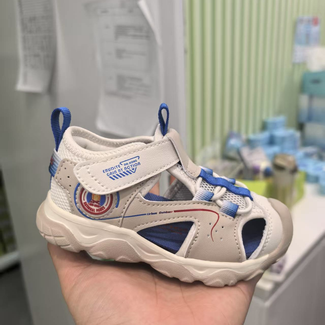 专柜正品Dr.Kong江博士2025夏二段男童包头凉鞋沙滩凉鞋S14A2016A