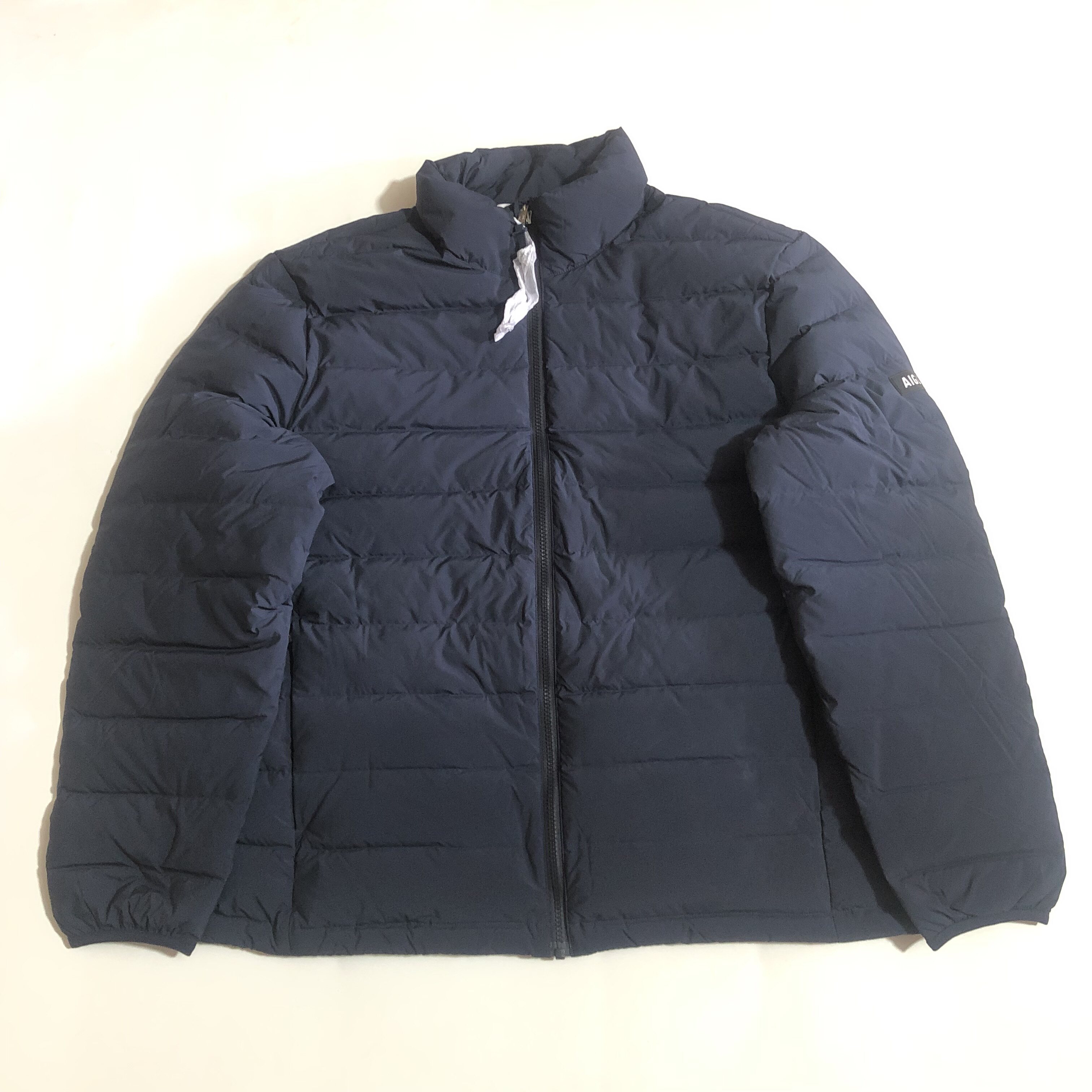艾高男士立领白鹅绒轻薄羽绒服图片