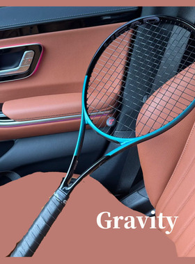 新款Head海德gravity专业全碳素纤维蓝色初学大学生男女网球拍