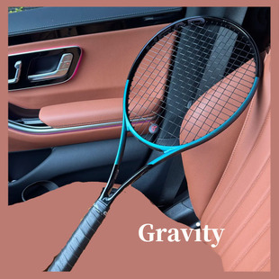 新款Head海德gravity专业全碳素纤维蓝色初学大学生男女网球拍