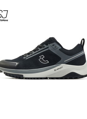 SJ户外春秋女士/男士休闲运动鞋针织透气减震回弹健身徒步616093