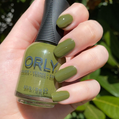 美国ORLY指甲油12free深林绿2000115松绿色复古显白叶绿色军绿