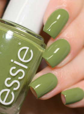 美国ESSIE指甲油抹茶绿704橄榄绿草绿win me over显白绿色夏天