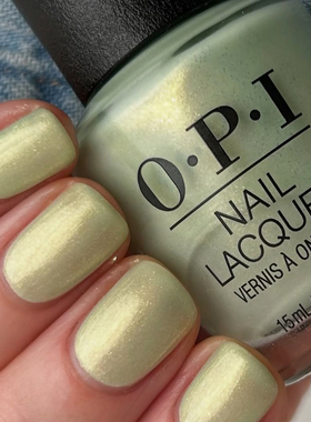 美国Opi指甲油2025春季S047淡绿抹茶绿色AppointMINT Confirmed