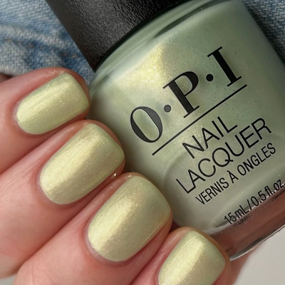 美国Opi指甲油2025春季S047淡绿抹茶绿色AppointMINT Confirmed