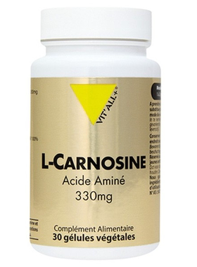 法国正品Vit'all+ L-Carnosine L-肌肽  330mg 60粒