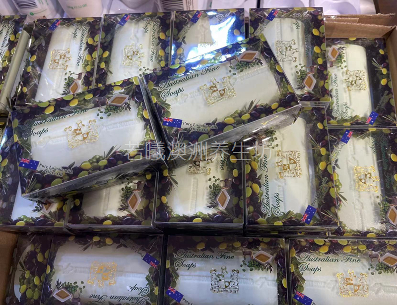 澳洲原装进口australian fine soaps羊毛脂+橄榄油香皂手工羊奶皂