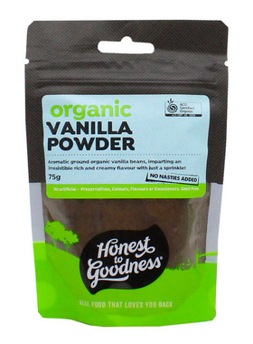 澳洲原装进口HONEST GOODNESS organic香草粉无添加75g正品直邮